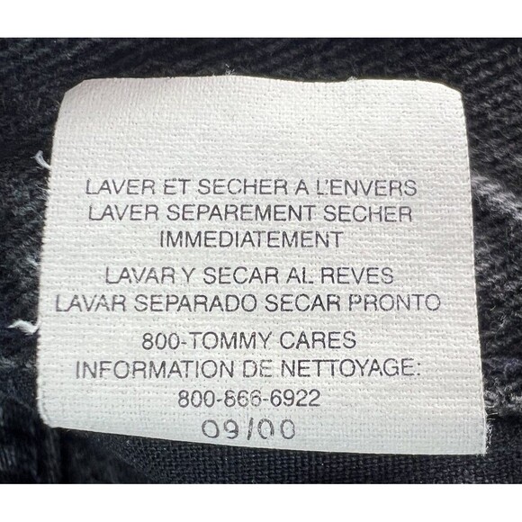 Vintage Tommy Hilfiger Freedom Jeans Mens 38x31 Flag Logo Relaxed Straight Y2K - Picture 10 of 10